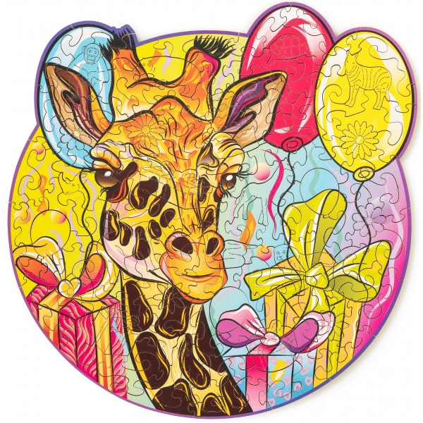 Kecses zsiráf fa puzzle