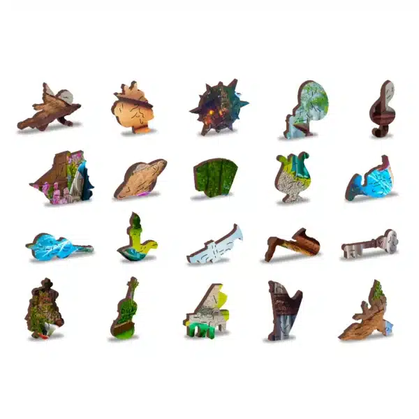 fantázia falu fa puzzle