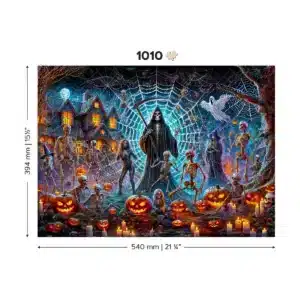kaszás halloweenja fa puzzle