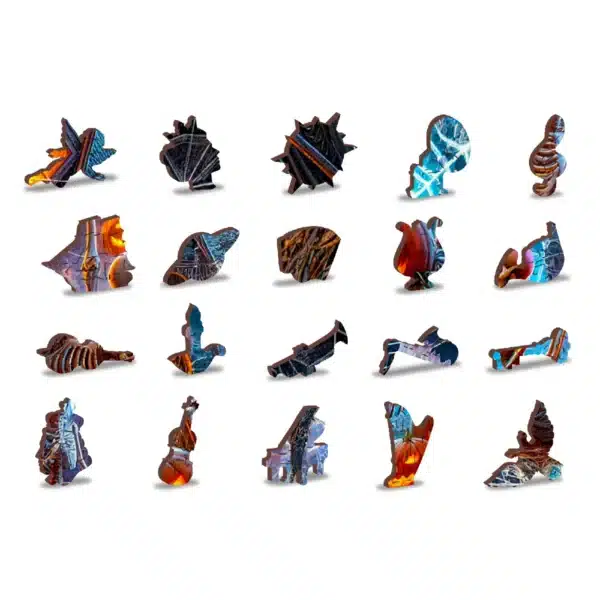 kaszás halloweenja fa puzzle