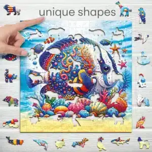 egzotikus hal fa puzzle