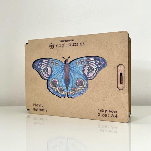 játékos pillangó fa puzzle