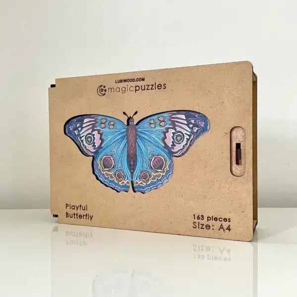 játékos pillangó fa puzzle