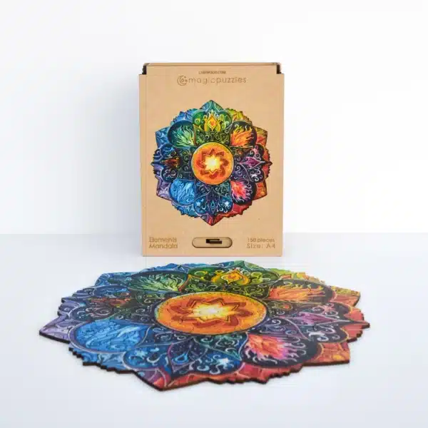 elemek mandala fa puzzle