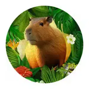 capybara vízidisznó fa puzzle