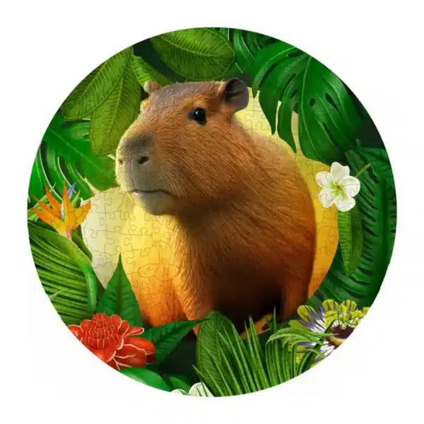 capybara vízidisznó fa puzzle
