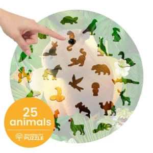 capybara vízidisznó fa puzzle
