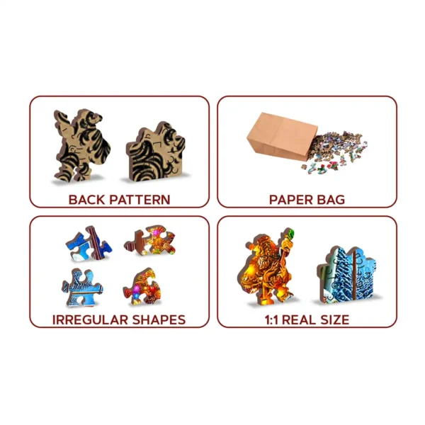 karácsony szenteste mikulás télapó varázsa fa puzzle