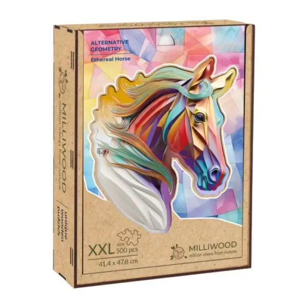 légies ló fa puzzle