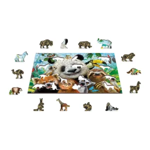 üdvözöl a dzsungel fa puzzle