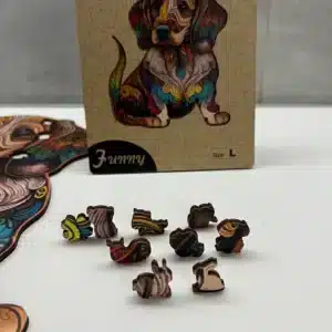 bájos beagle fa puzzle