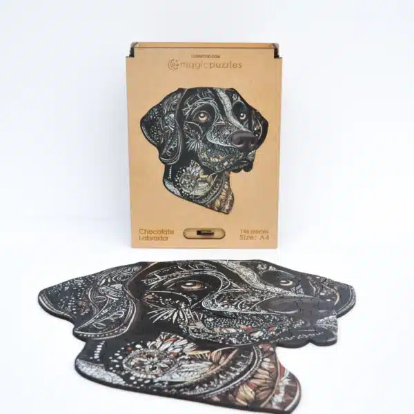 csokolade labrador fa puzzle