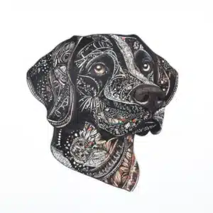 csokolade labrador fa puzzle