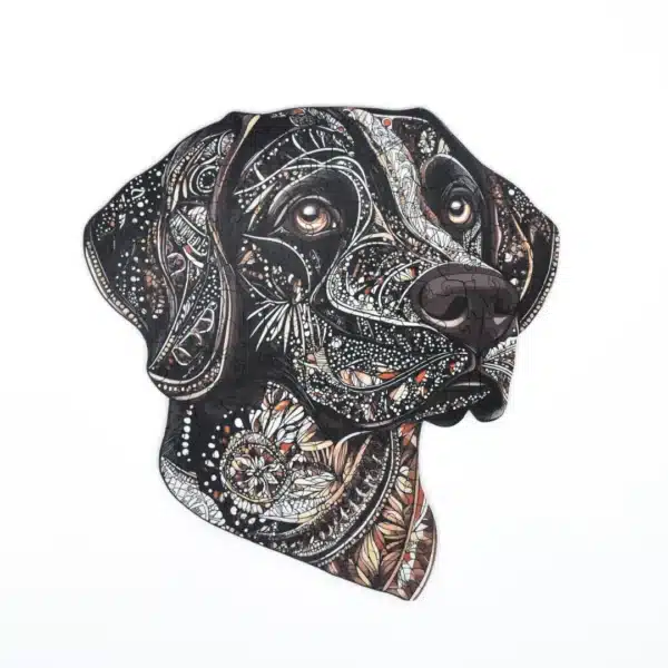 csokolade labrador fa puzzle