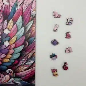 elegáns hattyú fa puzzle