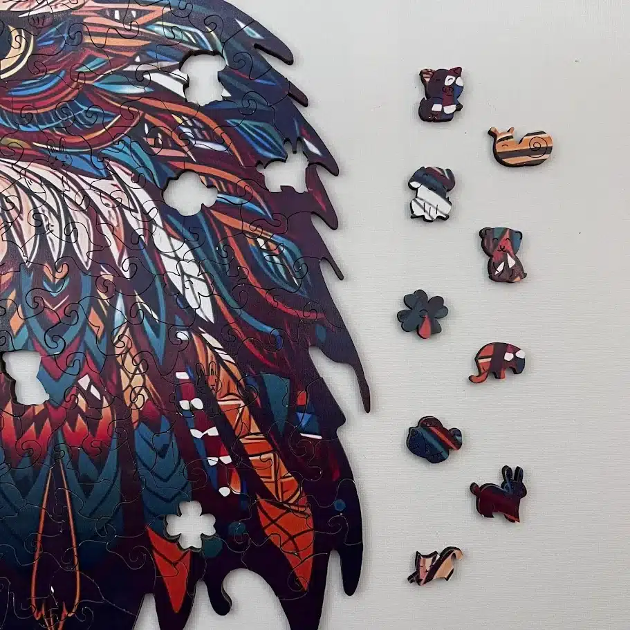 fenséges sas fa puzzle