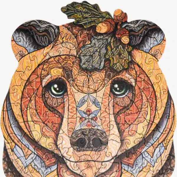 erdei medve fa puzzle