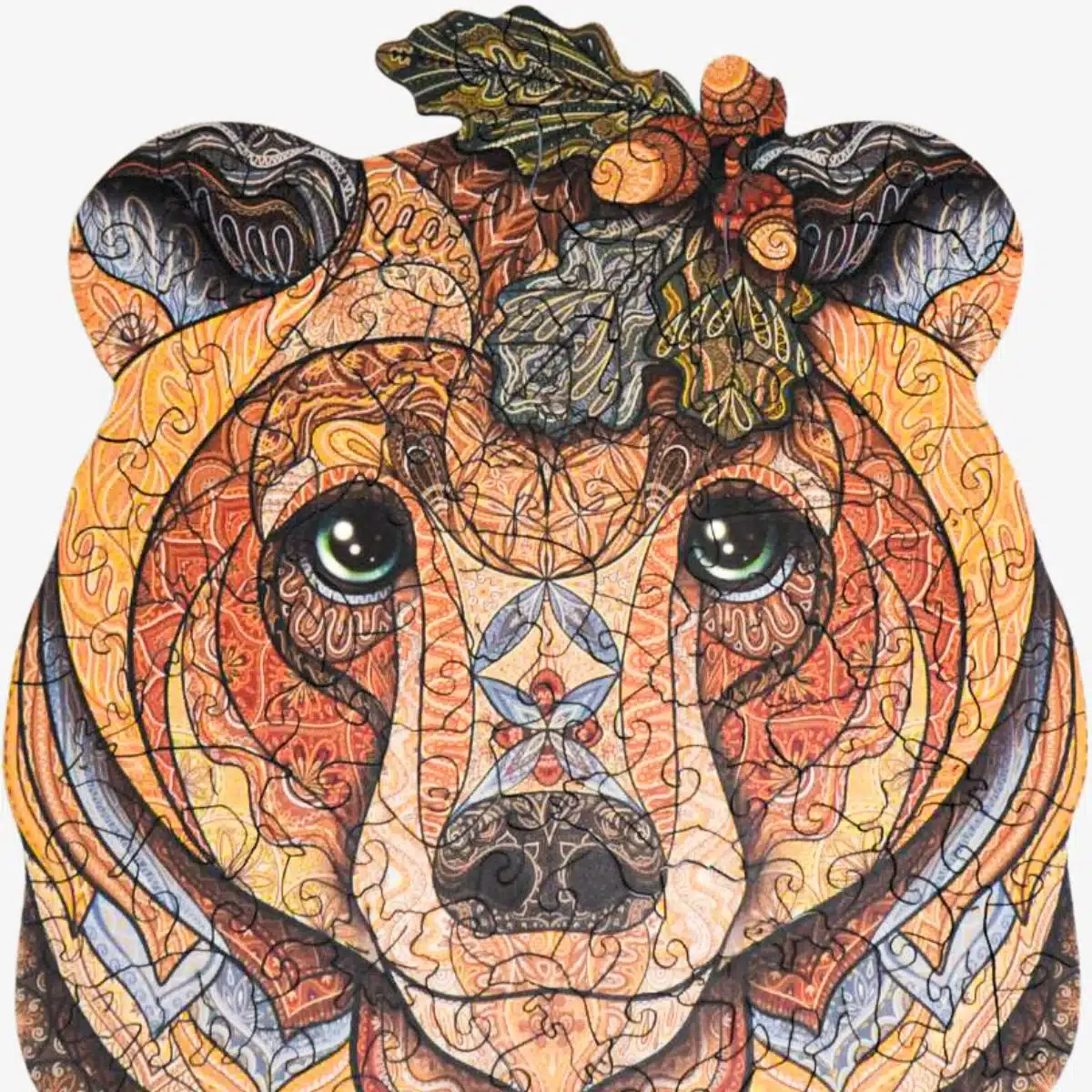 erdei medve fa puzzle