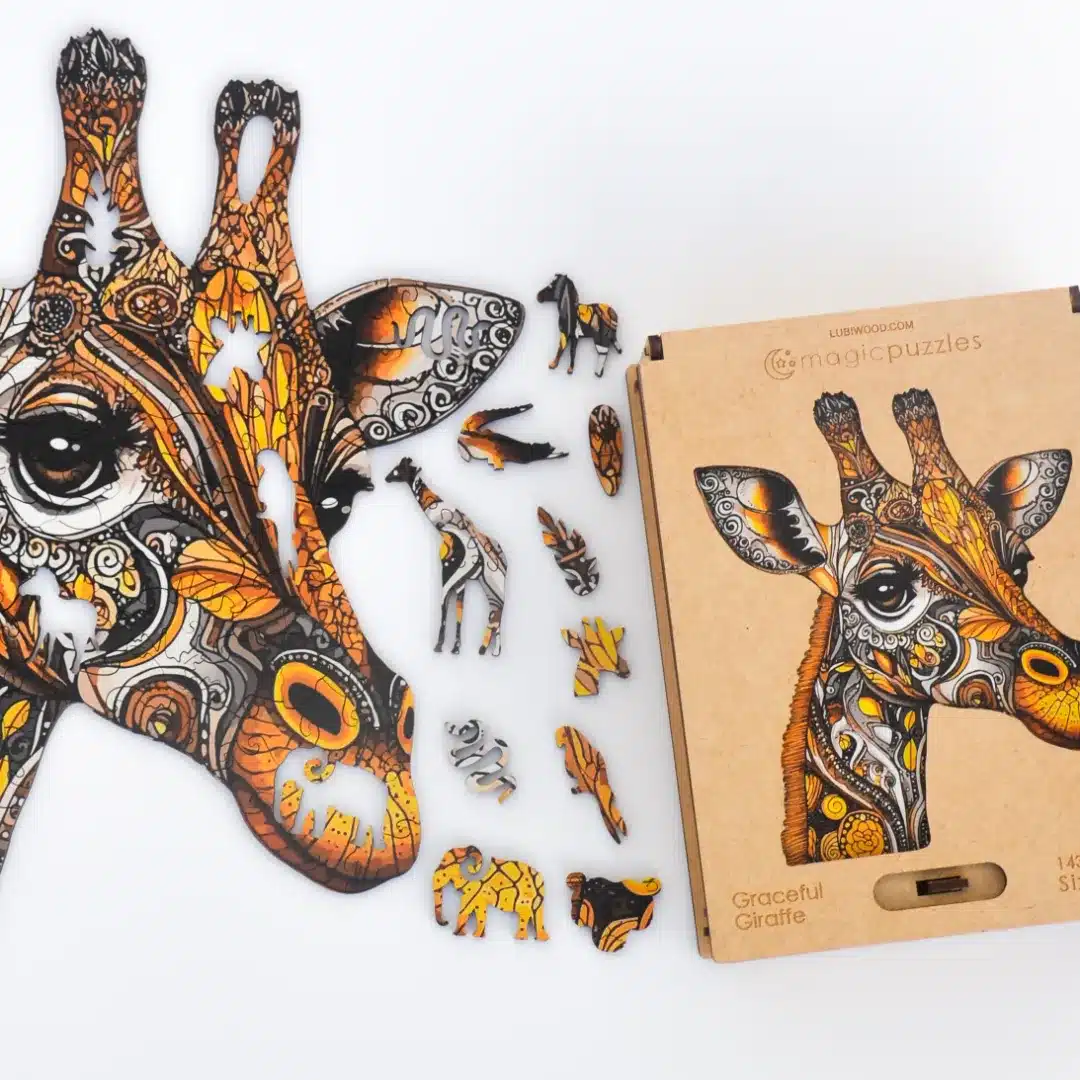 Kecses Zsiráf fa puzzle 143 db