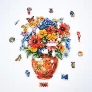 Kerti Virágok fa puzzle 162 db