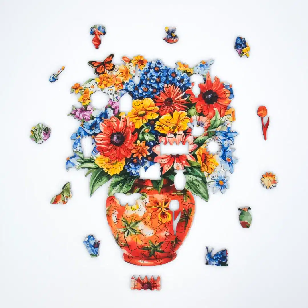 Kerti Virágok fa puzzle 162 db