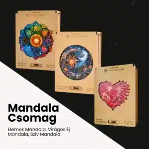 Mandala fa puzzle csomag