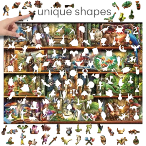 minden polcon egy mese fa puzzle