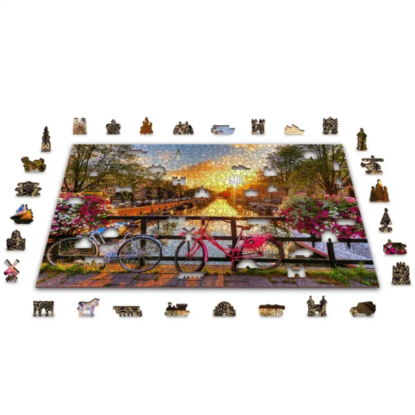 Kerékpárok Amszterdamban af puzzle