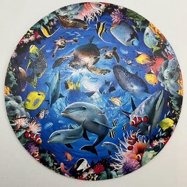 óceán lakói fa puzzle