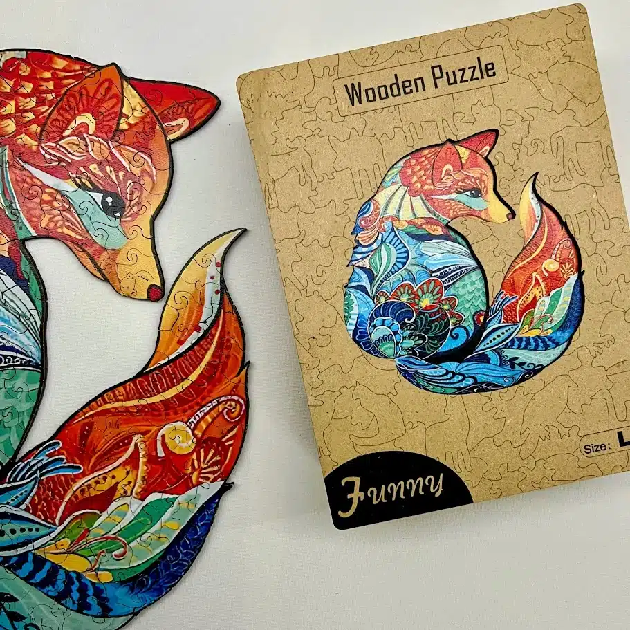 szelíd róka fa puzzle