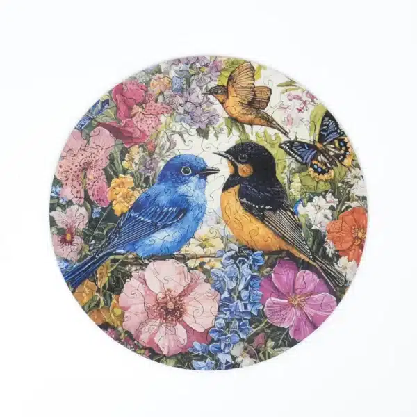 tavaszi madarak fa puzzle