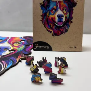 vidám kutyus fa puzzle