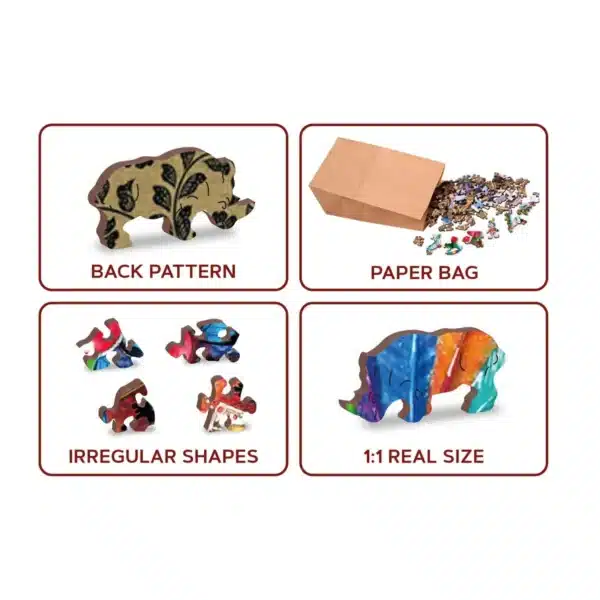 misztikus róka fa puzzle