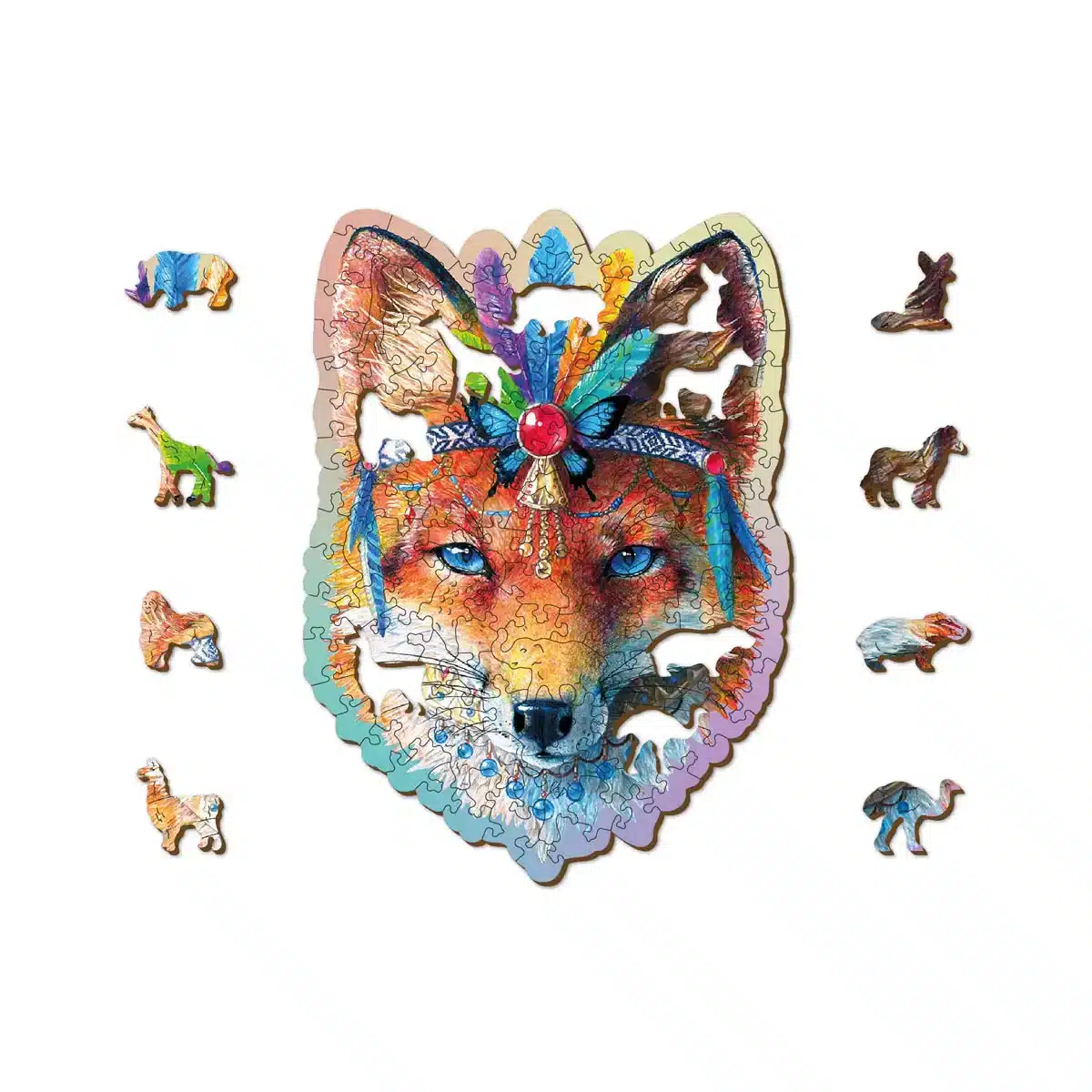 misztikus róka fa puzzle