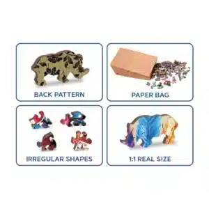 misztikus róka fa puzzle