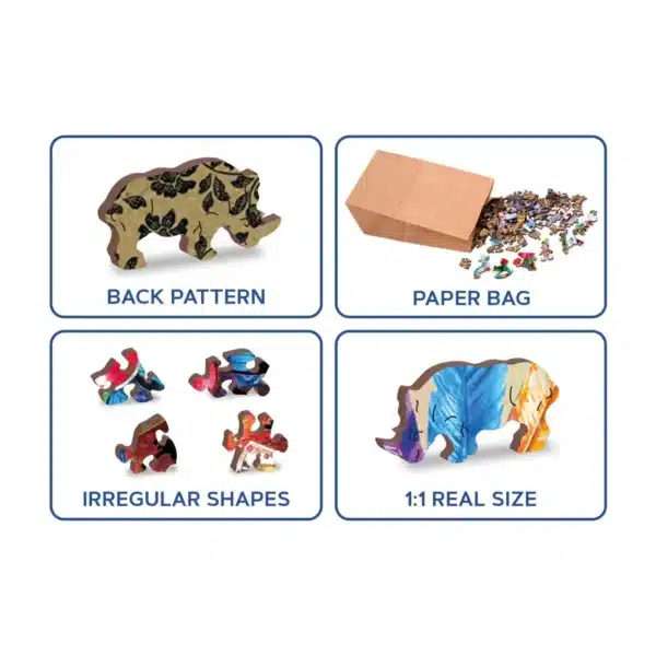 misztikus róka fa puzzle