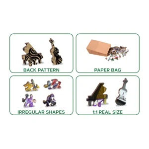 zenei fantázia fa puzzle