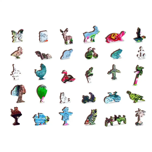 vízesések a japánkertben fa puzzle