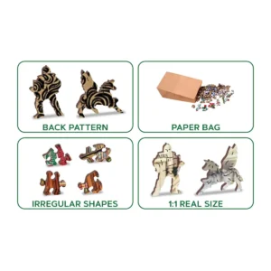 könyvesbolt fa puzzle