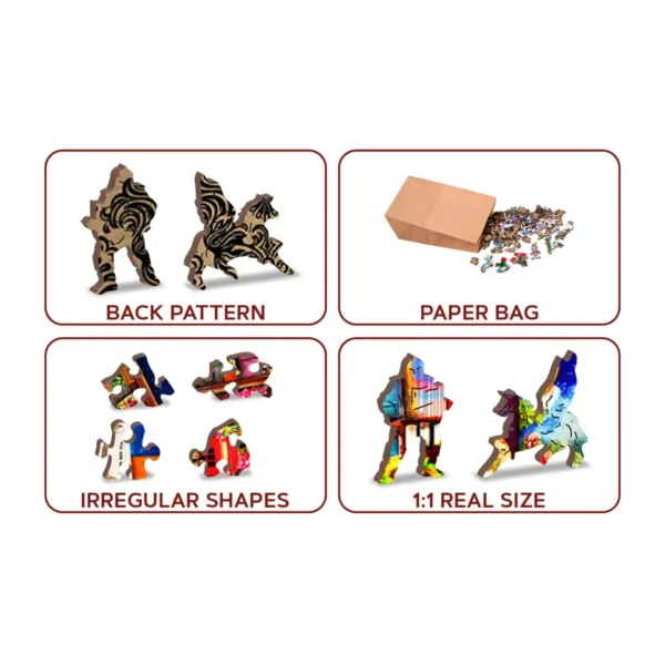 világ körüli utazás fa puzzle