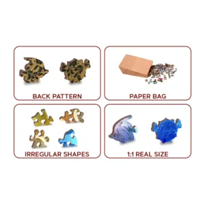 trópusi halak fa puzzle