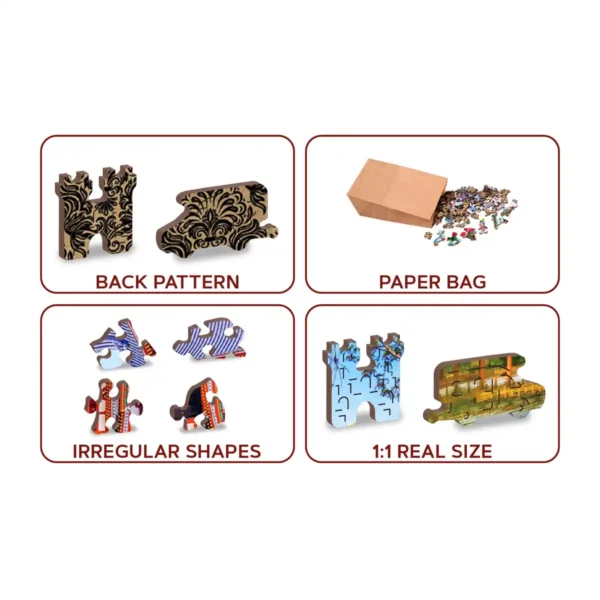 Byodo-in Templom fa puzzle