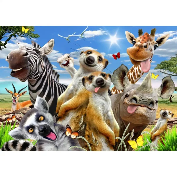 üdvözöl Afrika fa puzzle