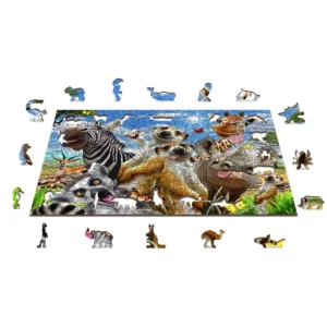 üdvözöl Afrika fa puzzle