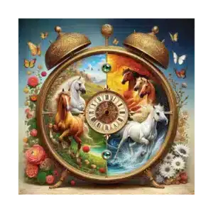 idő vágtája fa puzzle