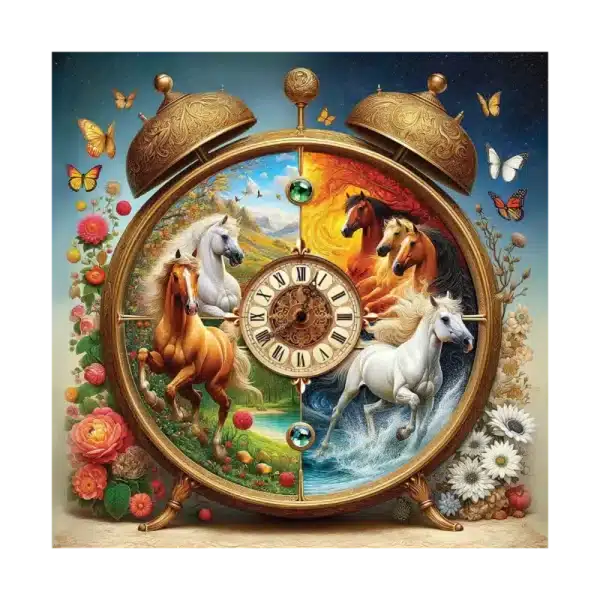 idő vágtája fa puzzle