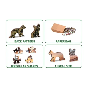 vadlovak a tengerparton fa puzzle