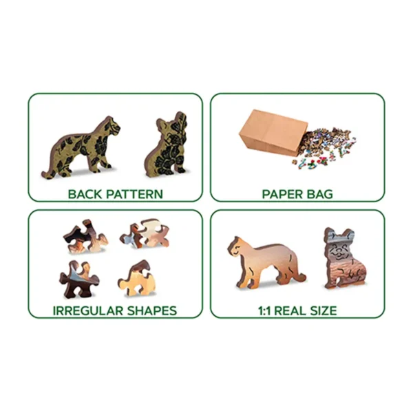 vadlovak a tengerparton fa puzzle